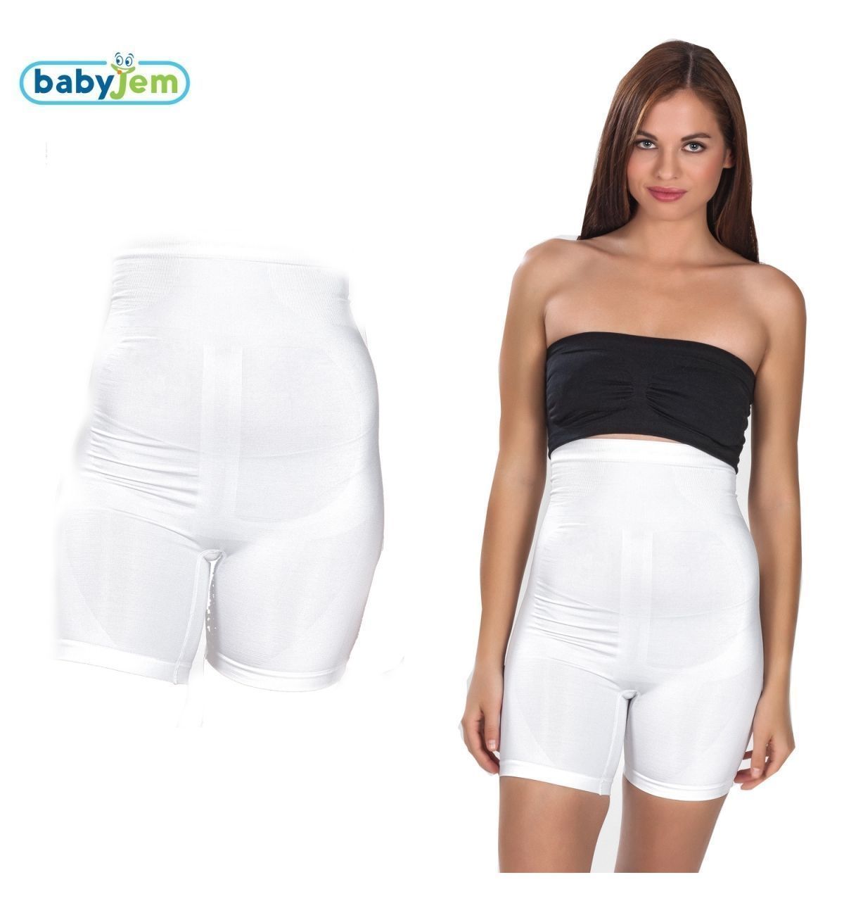 Babyjem Dikişsiz Toparlayıcı Korse L Bd Beyaz