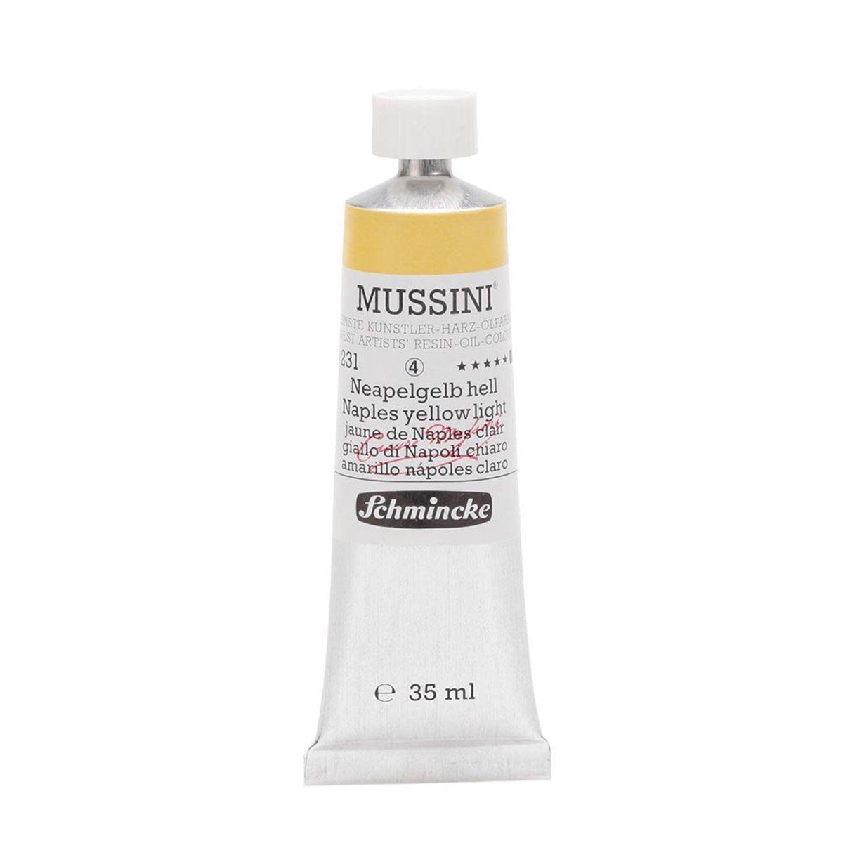 Mussini Yağlı Boya 35ml. Seri 4 N:231 Naples Yellow Light