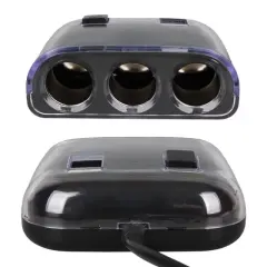 Olesson 1505 12-24v Çift Usb Girişli 120w 80cm Kablolu 3'lü Araç Çakmak Çoklayıcı
