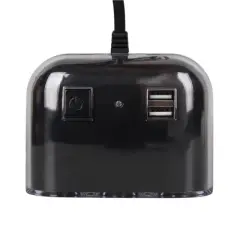 Olesson 1505 12-24v Çift Usb Girişli 120w 80cm Kablolu 3'lü Araç Çakmak Çoklayıcı