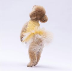 PawStar Yellow Polka-Dot L 30 x 33 x 46 cm