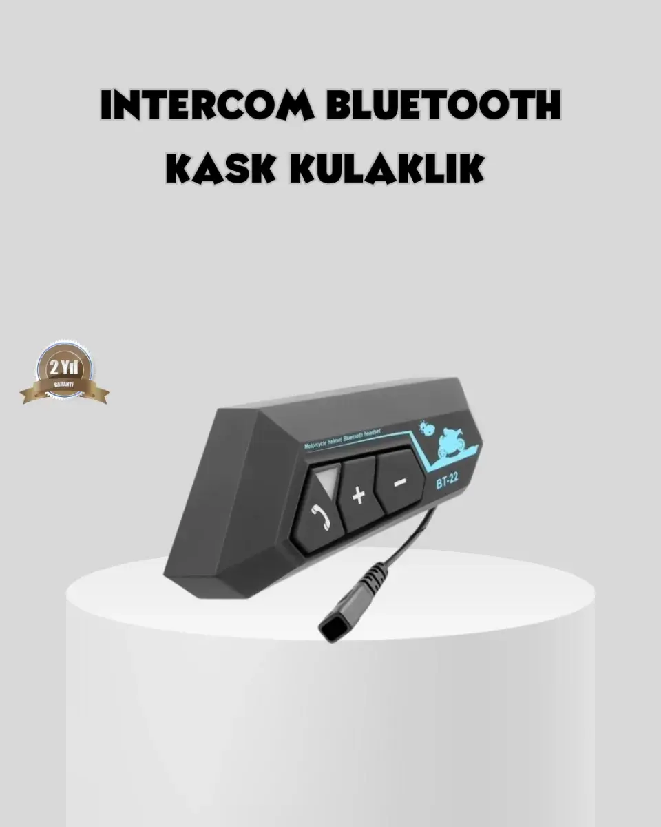 Bt22 Kask İçi Bluetooth Kulaklık Hızlı Eşleşme Ve Gürültü Önleyici Mikrofon