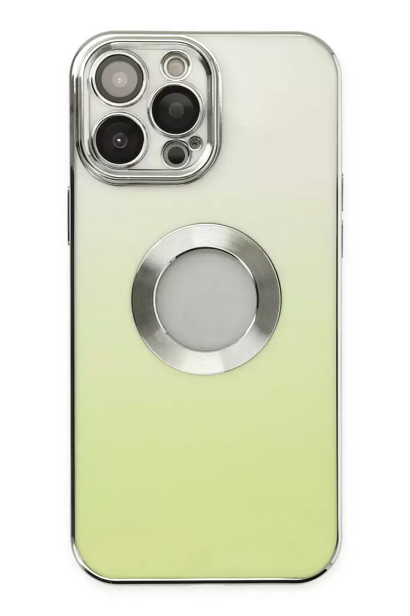 Newface İphone 13 Pro Max Kılıf Best Silikon - Yeşil