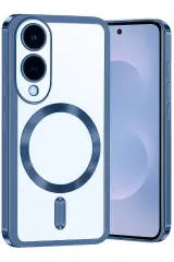 Newface Samsung Galaxy S25 Edge Kross Magneticsafe Kapak - Sierra Blue