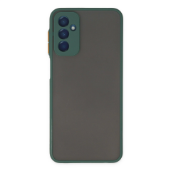 Samsung Galaxy M13 Kılıf Montreal Silikon Kapak - Yeşil