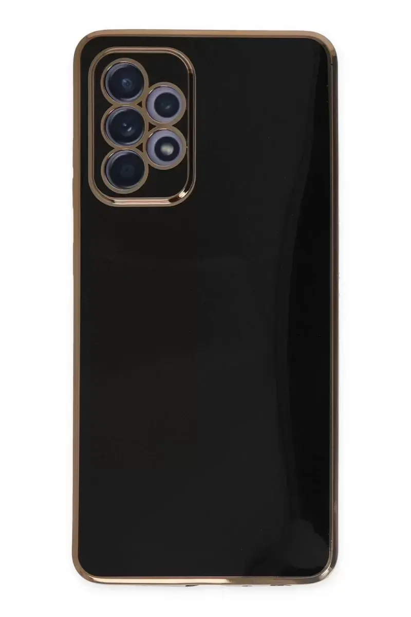 Newface Samsung Galaxy A52 Kılıf Volet Silikon - Siyah
