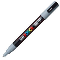 Posca PC-3M Boyama Markörü 0.9-1.3mm Grey