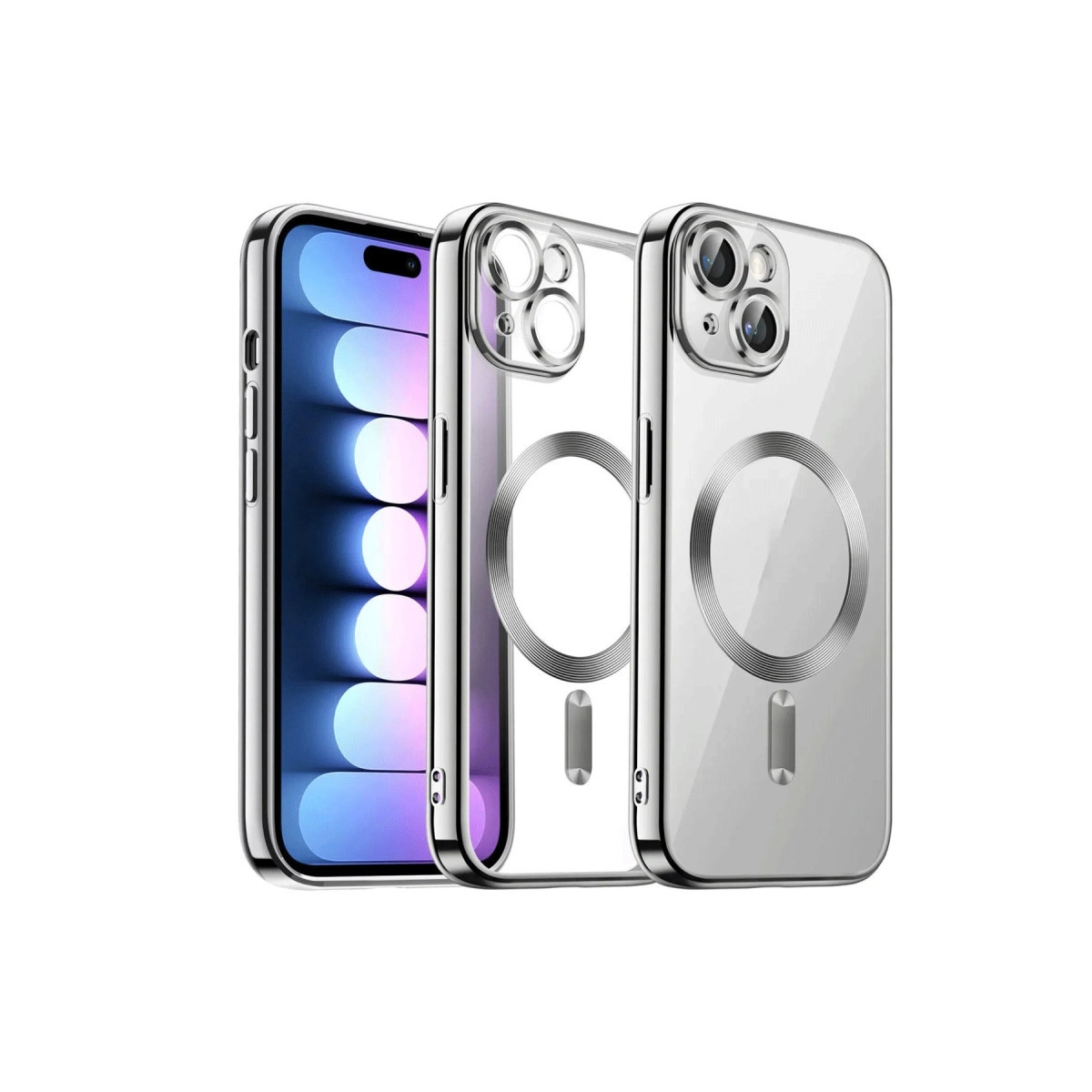 İphone 14 Kılıf Kross Magneticsafe Kapak - Titan Gri