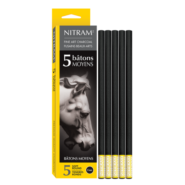 Batons Moyens Füzen Çubuk Seti - Soft Round - 5li - 8mm