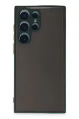 Newface Samsung Galaxy S22 Ultra Kılıf Montreal Silikon Kapak - Yeşil