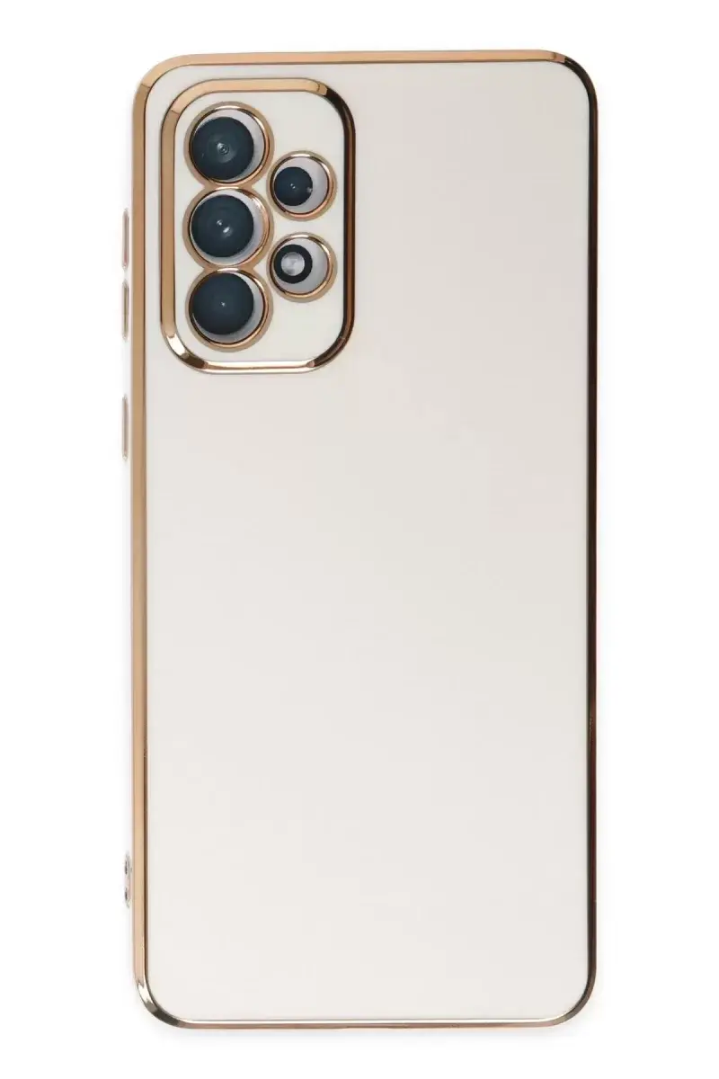 Newface Samsung Galaxy A73 5g Kılıf Volet Silikon - Beyaz