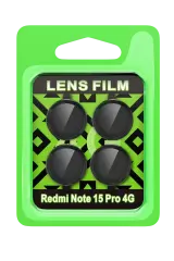 Newface Xiaomi Redmi Note 15 Pro 4g Raze Metal Kamera Lens - Siyah