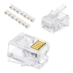 Powermaster Telefon Soketi 6p/6c (100'lü Paket)