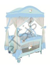 Kraft Baby Max Safir Cibinlikli Oyun Parkı 76 x 110 - Mavi