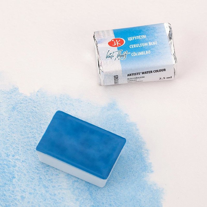 Tekli Tablet Suluboya - Ceruleum Blue - Seri 2