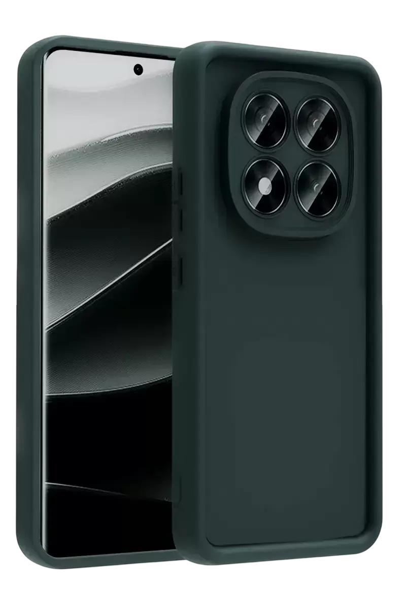 Newface Xiaomi Redmi Note 15 4g Viera Silikon - Koyu Yeşil