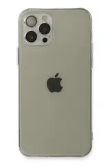 Newface Apple İphone 12 Pro Max Kılıf Fly Lens Silikon - Şeffaf