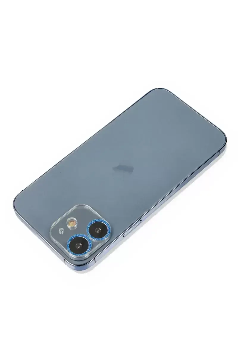 Newface Apple İphone 12 Shine Kamera Lens Koruma Cam - Mavi