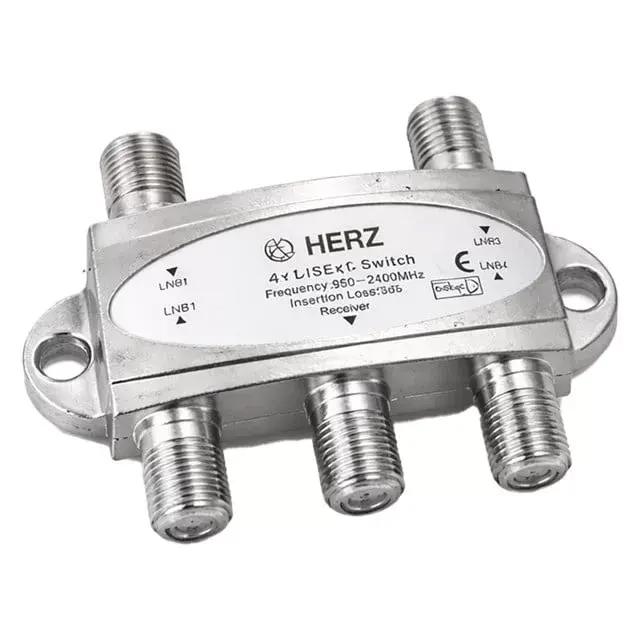 Herz 4x1 950-2400mhz 3db Diseqc Switch Uydu Birleştirici