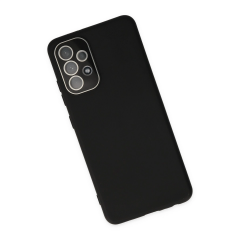 Samsung Galaxy A33 5g Kılıf Lansman Glass Kapak - Siyah