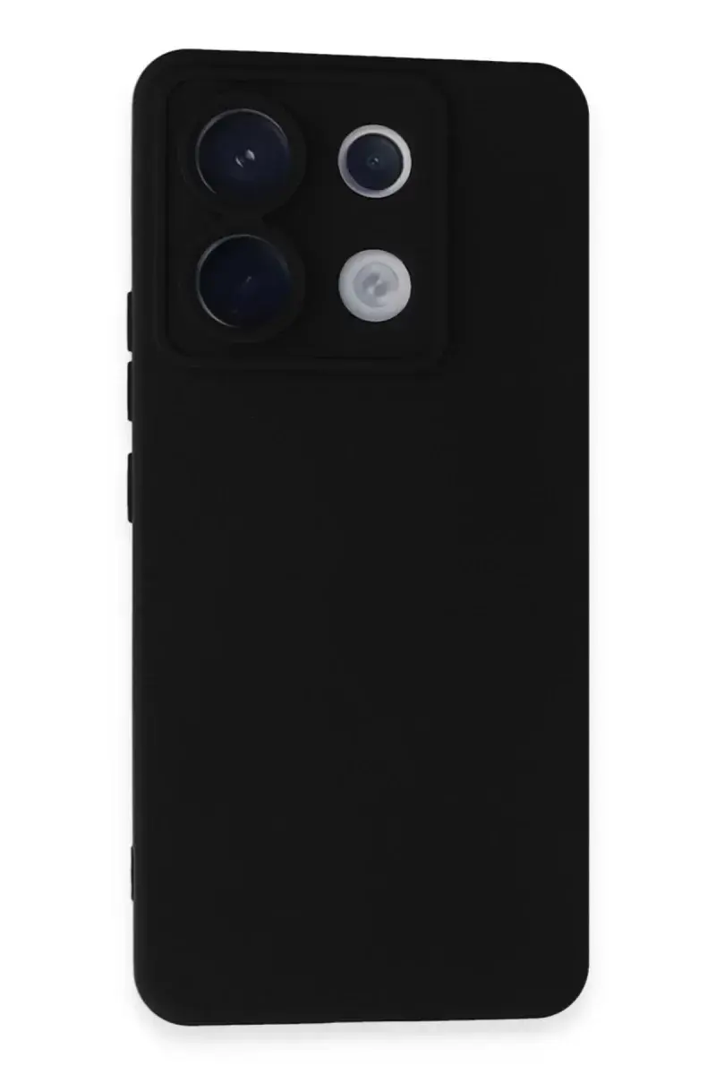 Newface Xiaomi Redmi Note 13 Pro 5g Kılıf Nano İçi Kadife Silikon - Siyah