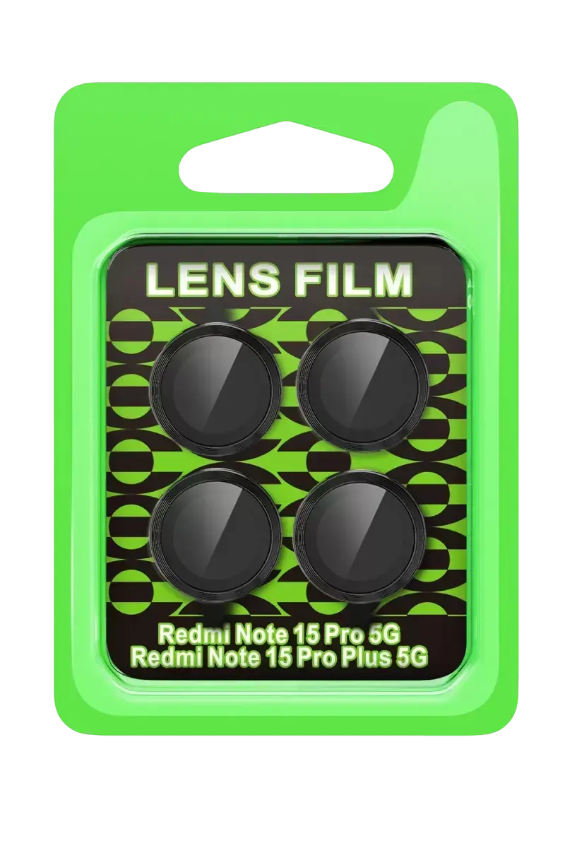 Newface Xiaomi Redmi Note 15 Pro Plus 5g Raze Metal Kamera Lens - Siyah