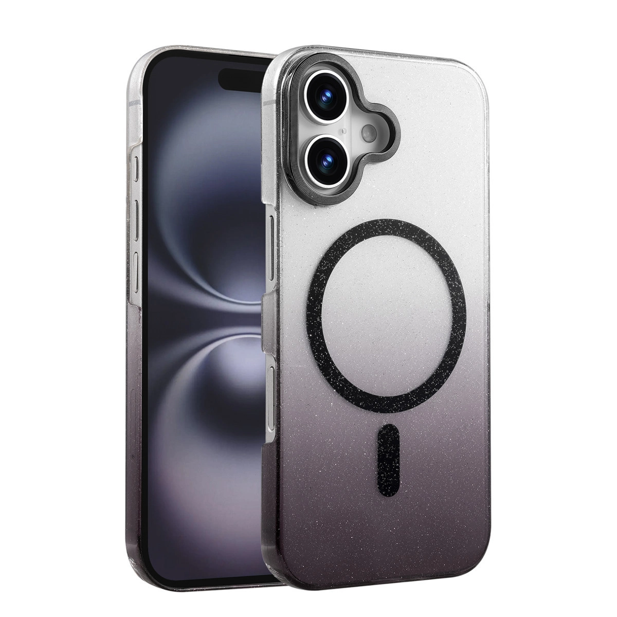 İphone 16 Plus Glossy Magsafe Kapak - Siyah