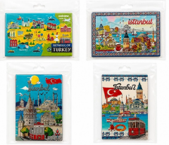 İstanbul Temalı Silikon Buzdolapı Süsü Magnet Alk5815