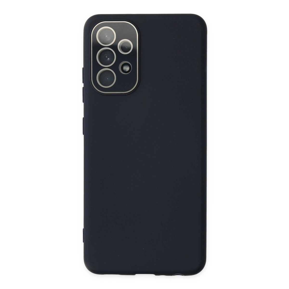 Samsung Galaxy A33 5g Kılıf Lansman Glass Kapak - Lacivert