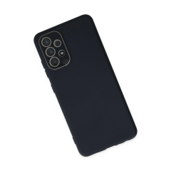 Samsung Galaxy A33 5g Kılıf Lansman Glass Kapak - Lacivert