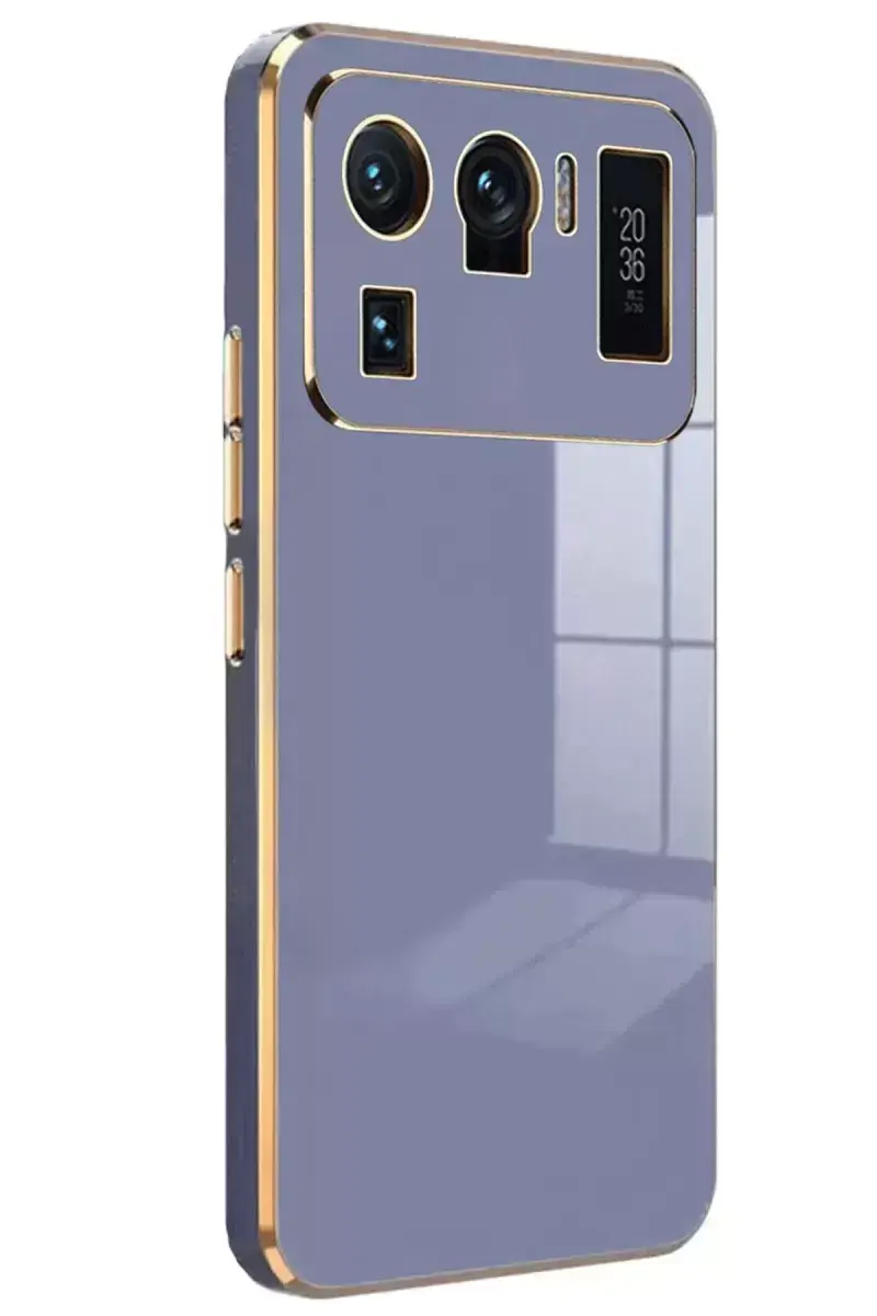 Newface Xiaomi Mi 11 Ultra Kılıf Volet Silikon - Mavi