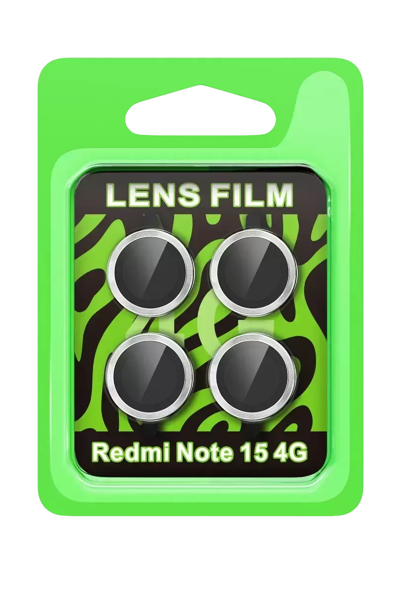 Newface Xiaomi Redmi Note 15 4g Raze Metal Kamera Lens - Gümüş