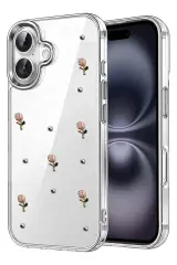 Newface Apple İphone 16 Fiyonk Desenli Kapak - Desen 6