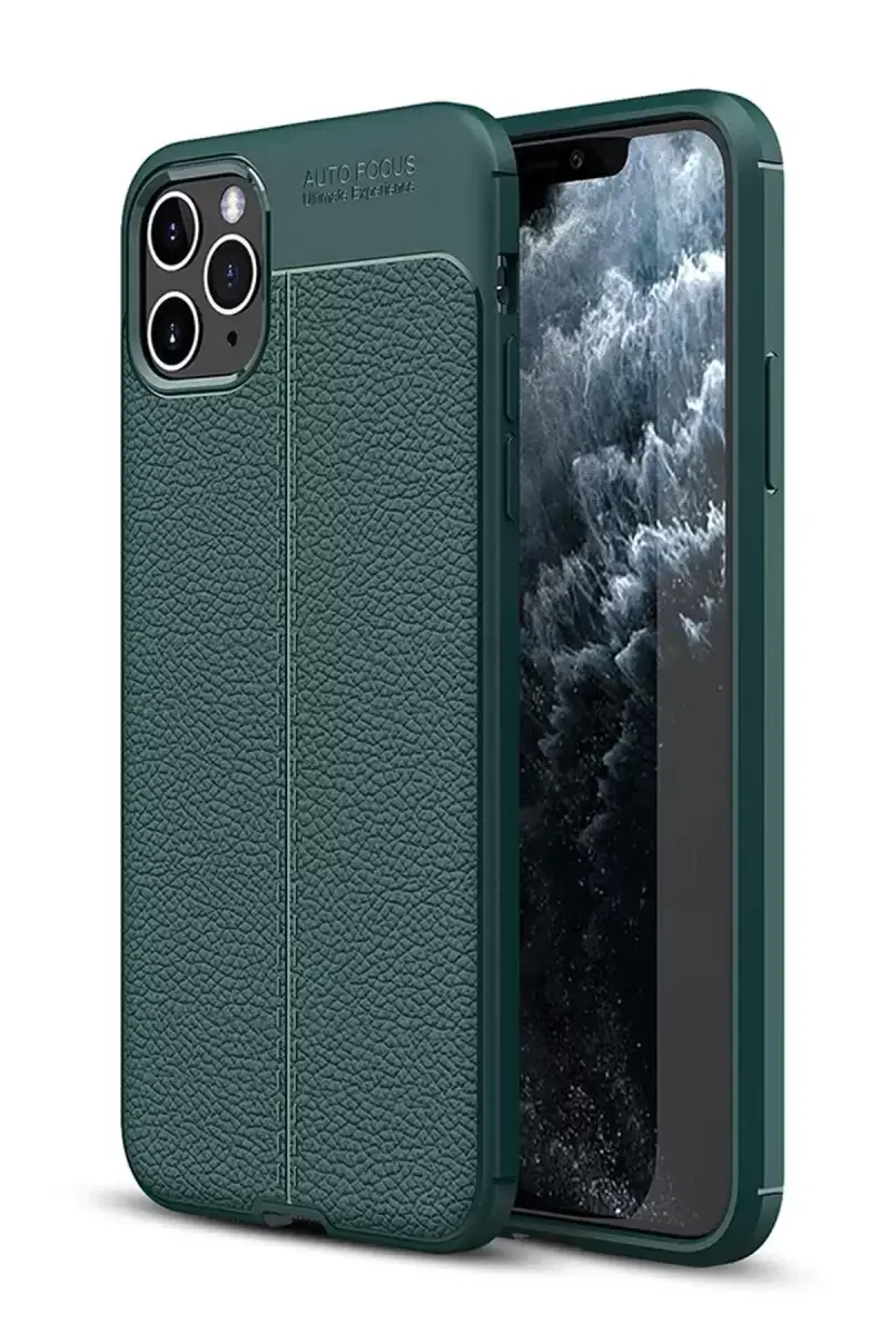 Newface Apple İphone 11 Pro Kılıf Auto Focus Kapak - Yeşil