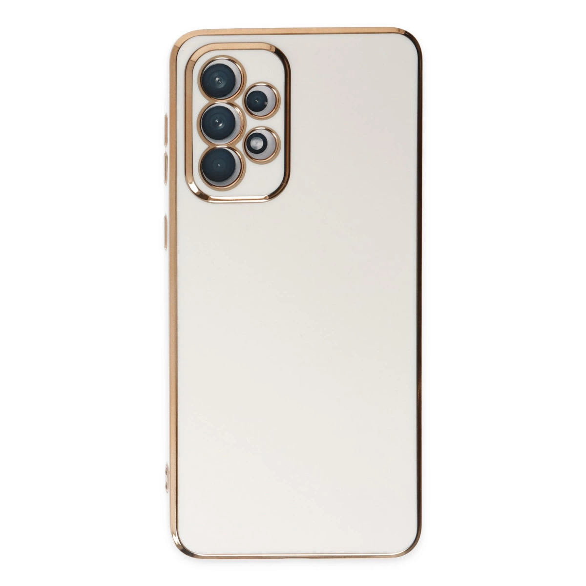Samsung Galaxy A73 5g Kılıf Volet Silikon - Beyaz