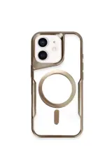 Newface İphone 11 Kılıf Boyi Magsafe Silikon Kapak - Çöl Titanyum