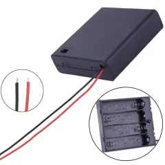 Powermaster  4'lü Aa Kapaklı Switch'li Pil Yuvası (ıc-233f)