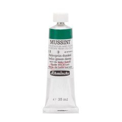 Mussini Yağlı Boya 35ml. Seri 3 N:518 Helio Green Deep