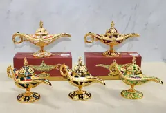 Mineli Metal Alaaddin Lambası Model 5