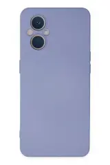 Newface Oppo Reno 7 Lite Kılıf Nano İçi Kadife Silikon - Lila