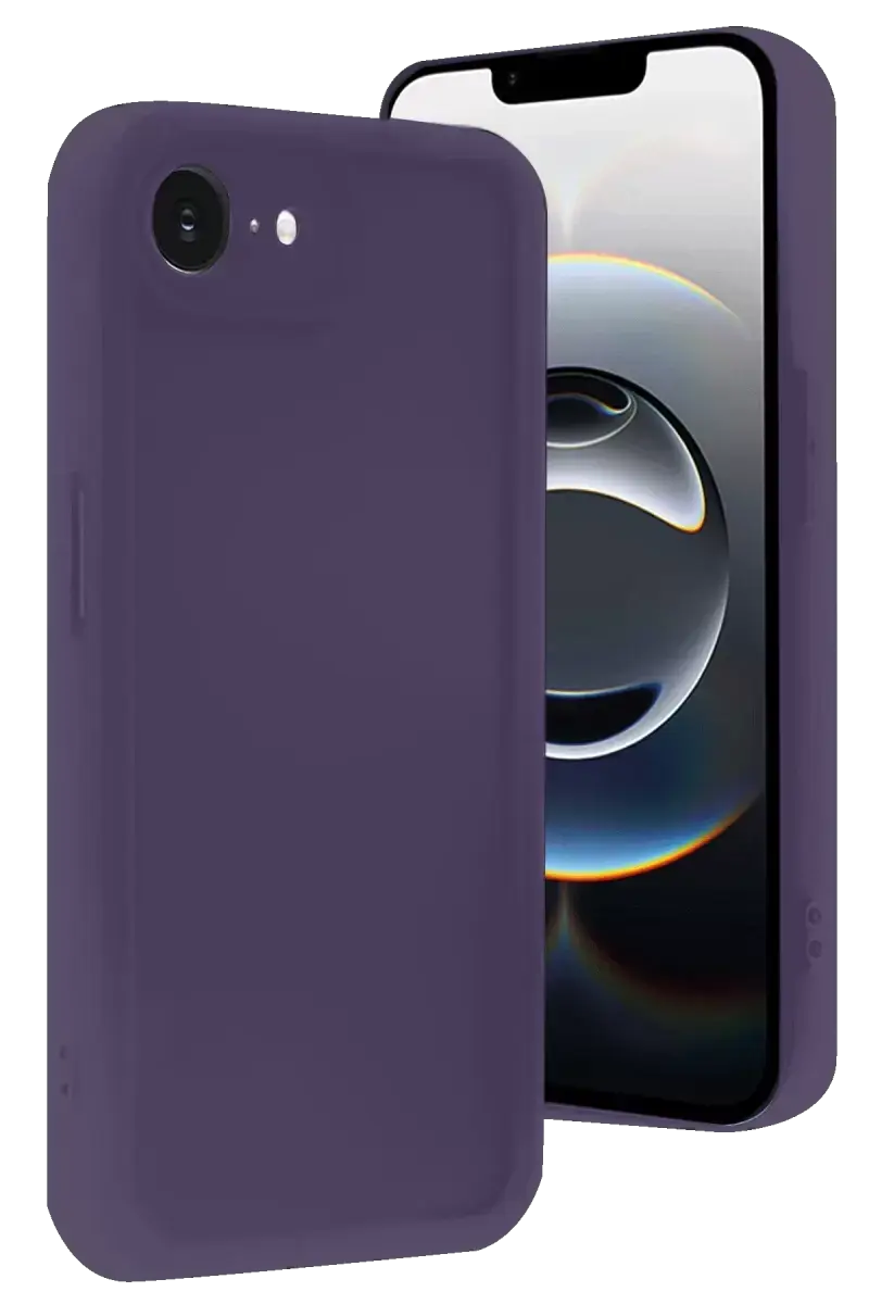 Newface Apple İphone 16e Kılıf Viera Silikon - Mor