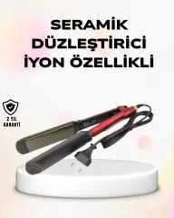 Profesyonel Titanyum Saç Düzleştirici – Ayarlanabilir Isı Ve Hızlı Isınma Özellikli