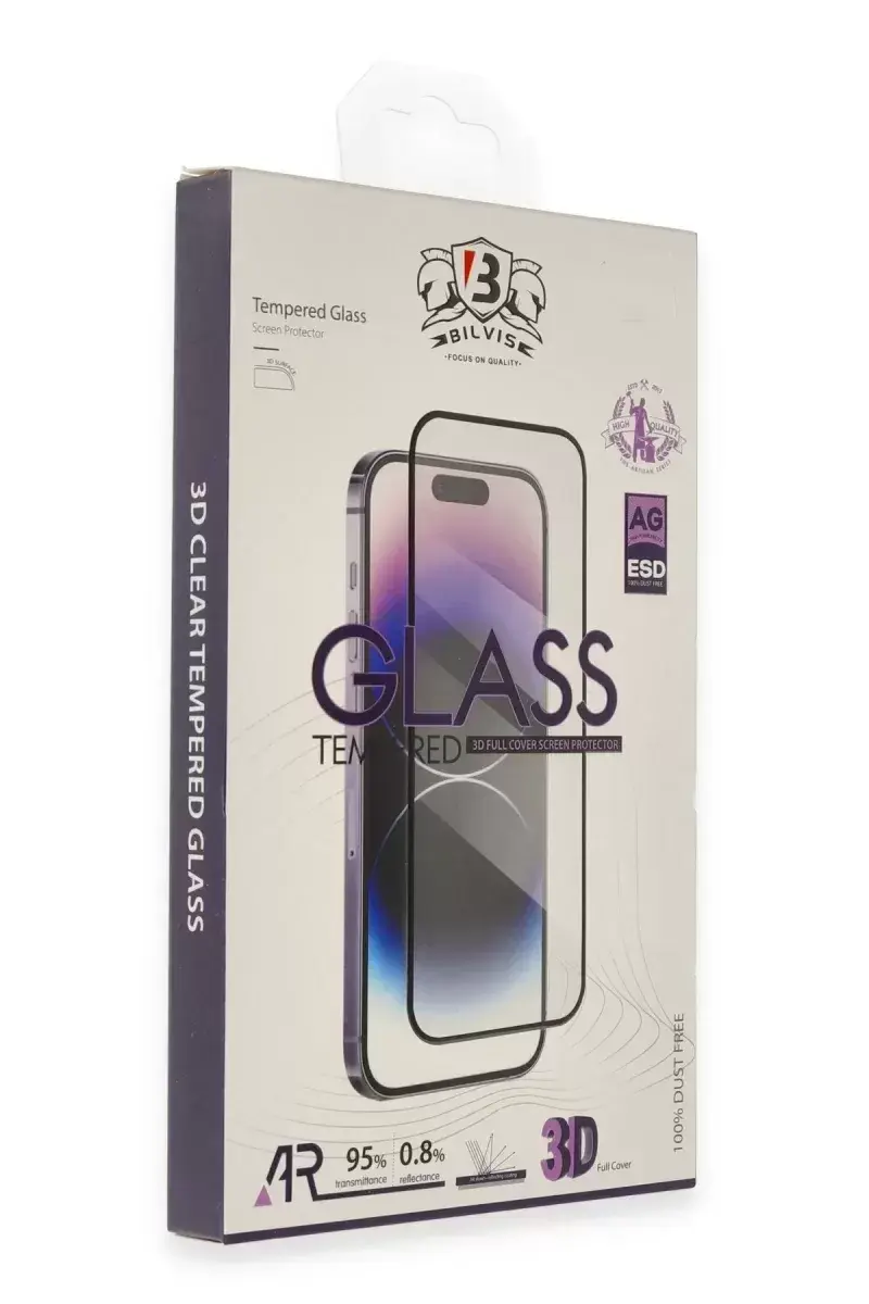 Newface Apple İphone 14 Bilvis 3d Cam Ekran Koruyucu