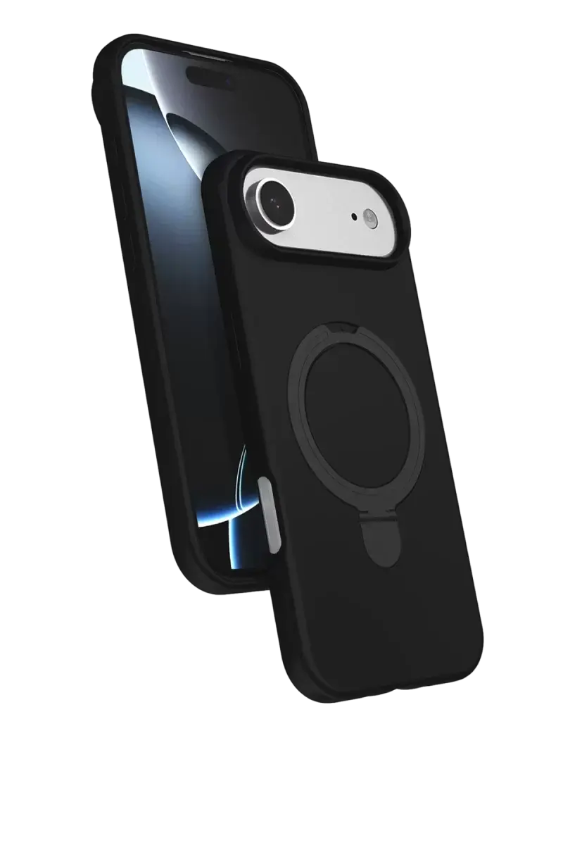 Newface Apple İphone 17 Air Regal Magsafe Standlı Kapak - Siyah
