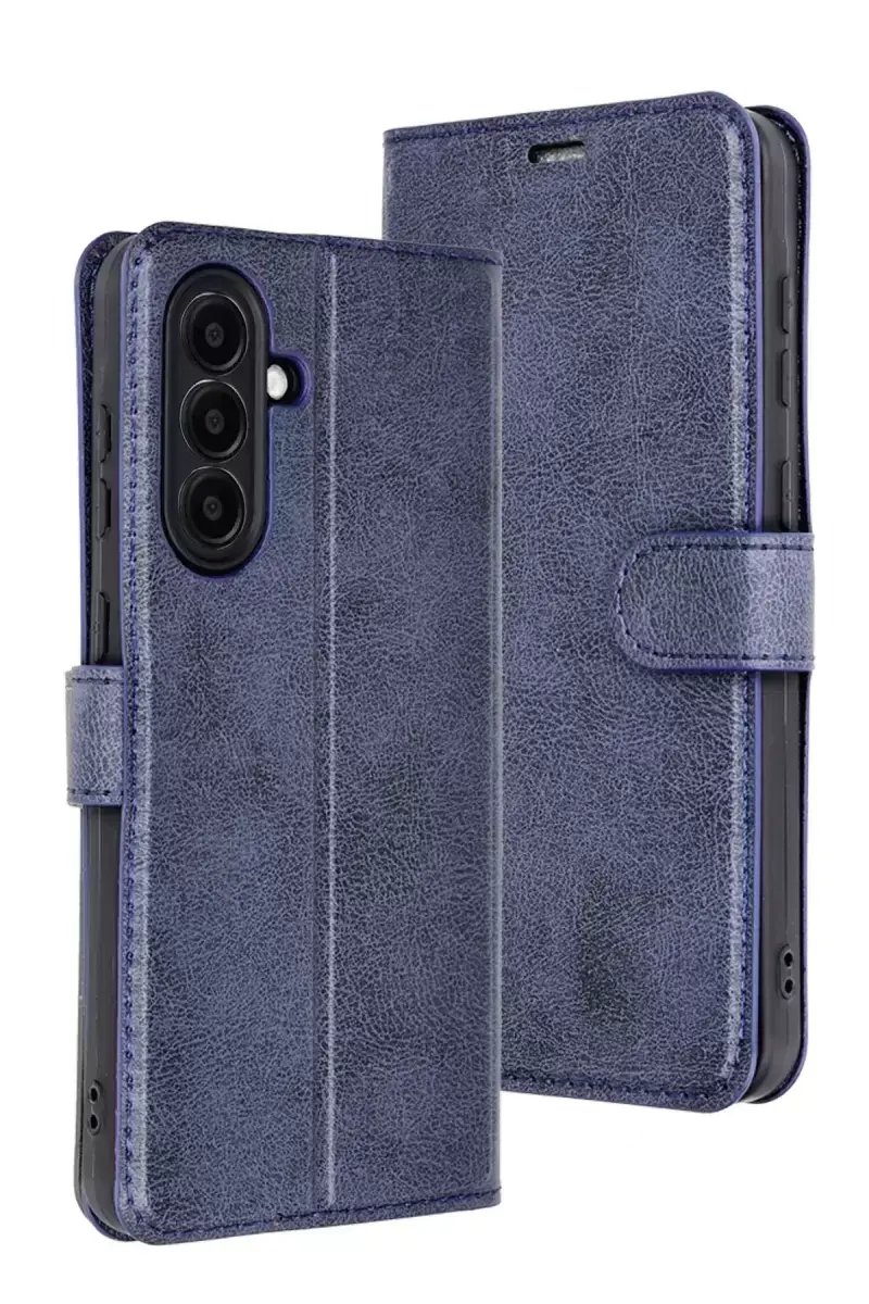 Newface Samsung Galaxy A36 Kılıf Trend S Plus Kapaklı Kılıf - Lacivert