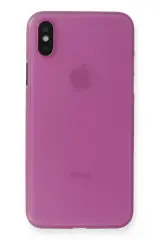 Newface Apple İphone X Kılıf Pp Ultra İnce Kapak - Pembe