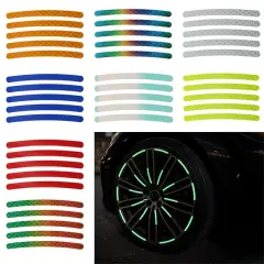 Sunup Sn-29083 20'li Araç Tekerlek Fosforlu Stıcker (karışık Renk)