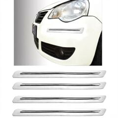 Tampon Koruyucu Plastik Beyaz Krom 4 Parça Point