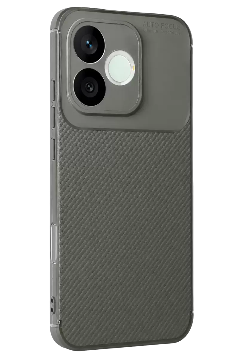 Newface Huawei Honor 600 Lite Auto Focus Karbon Kapak - Gri