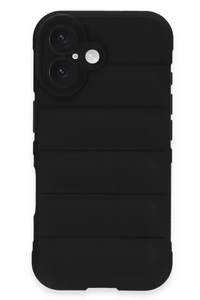 Newface Apple İphone 16 Kılıf Optimum Silikon - Siyah